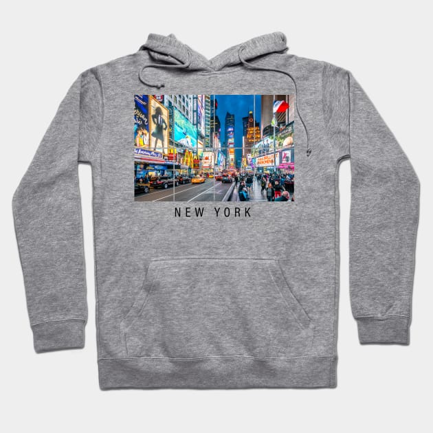 New York Hoodie by Inkredible Tees